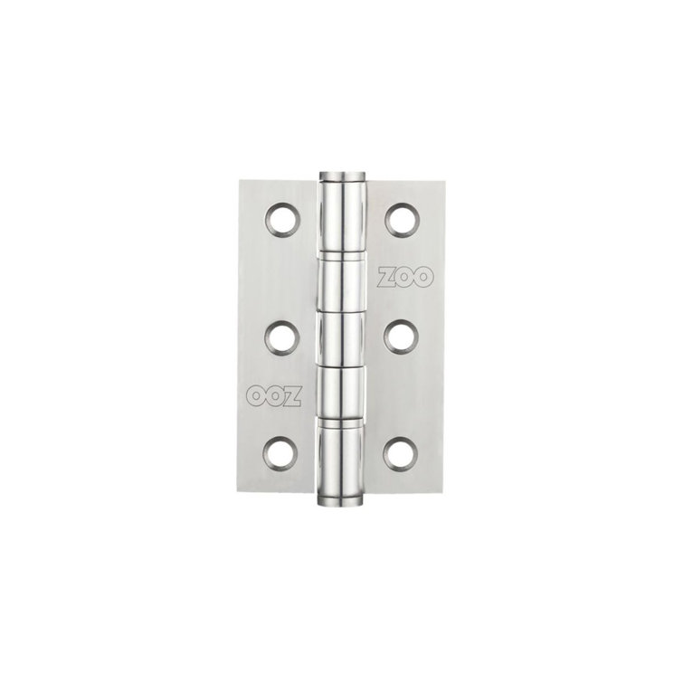 Zoo Hardware 7.6cm H x 5cm W Intumescent Hinge Pad Pair Door Hinges Wayfair.co.uk